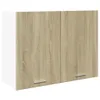 vidaXL Hängeschrank Lyon Sonoma-Eiche 80x31x60 cm Produktbild-Vorschau 1