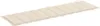 vidaXL Coussin pour chaise longue Crème 186x58x4 cm Tissu Voir les images du produit 9