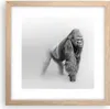 Gerahmtes Poster - Rahmen in heller Eiche - Orang-Utan Tier Produktbild-Vorschau 1