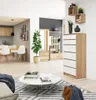 Commode SAVRILA - chêne sonoma / blanc Voir les images du produit 4