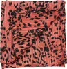 Baumwolltuch - Leopard 1 rot - silber - quadratisches Tuch Produktbild-Vorschau 4