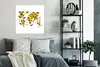 MuchoWow® Poster Weltkarte - Tiere - Gelb 75x75 cm - Wand Produktbild-Vorschau 4