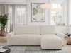 Cord Sofa, Cord Couch, Sofa L-Form mit Schlaffunktion und Produktbild-Vorschau 2