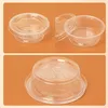 50 Sets 2oz Plastikbehälter mit Deckel, Einwegbecher, Produktbild-Vorschau 3