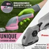 Sécateur et taille-haie Work Pro avec batterie intégrée, Voir les images du produit 4