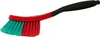 A cleaning brush with a red and teal brush head and a black handle, isolated on a white background. Produktbild-Vorschau