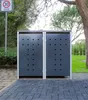2 Mülltonnenboxen Modell No.7 Anthrazitgrau für 240 Liter Produktbild-Vorschau 1