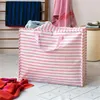XXL Riesentasche pink gestreift Aufbewahrungstasche mit Produktbild-Vorschau 2