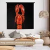 MuchoWow® Wandteppich Wandbehang Krebs - Rot - Porträt Produktbild-Vorschau 2