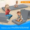 ELONEO Matelas pliant 65x195x9cm, Matelas pliant enfants Voir les images du produit 2