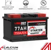 LANGZEIT Autobatterie 12V 77Ah Starterbatterie PKW KFZ Produktbild-Vorschau 2