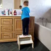 Kids Helper Tritthocker Weiß Kindertreppe Bad 2 Stufen Produktbild-Vorschau 5