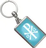 Christusmonogramm Schlüsselanhänger in blau Produktbild-Vorschau 1