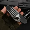 6-in-1 Klappbesteck Set 2-teilig, Edelstahl Campingbesteck Produktbild-Vorschau 2