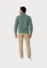 CASAMODA Herren Strick-Troyer Zipper Regular Baumwolle Grün Produktbild-Vorschau 4