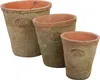 Esschert Design Aged Terracotta 3-er Topfset rund; AT01 Produktbild-Vorschau 1