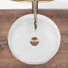 Rea Aufsatzwaschbecken Sami Round White Gold Produktbild-Vorschau 4
