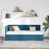 vidaXL Struttura letto ad angolo con testiera blu 90 cm x Anteprima dell’immagine prodotto 3