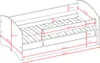 Kinderbett Jugendbett Pferd 70x140, 80x160, 80x180 cm - Produktbild-Vorschau 6