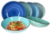Blue 6er Set Spaghetti-Teller tief 800ml 6 Pers. Schüssel Produktbild-Vorschau 1