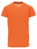 Mivaro Jungen Sportshirt kurzarm in Neonorange - Produktbild-Vorschau 3