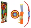 Bogen 71cm +3 Pfeile im Etui + Plastikziel im Kasten Produktbild-Vorschau 1