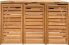 AXI Lex Cache Poubelle en Bois Marron - Abri poubelle pour Voir les images du produit 2