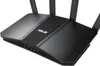 A black ASUS router with multiple antennas, shown from a diagonal angle on a white background. Náhled obrázku produktu