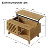 Table basse Merax réglable en hauteur, avec porte à Voir les images du produit 9