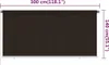 Roleta zewnętrzna vidaXL 300 x 140 cm, brązowa, z HDPE Podgląd zdjęcia produktu 6