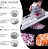Gemüsehobel, Mandoline Gemüseschneider, Wellenschnitt, Produktbild-Vorschau 5