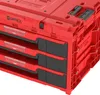 QBrick QBRICK ONE tool box with 3 drawers 2.0 RED Náhled obrázku produktu 5