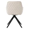 ML-Design 6x Esszimmerstuhl drehbar, Creme, aus Textil Produktbild-Vorschau 4