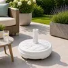 Sonnenschirm-Ständer 13L Weiß Ø43cm Höhe 13cm Produktbild-Vorschau 1