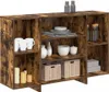 vidaXL Kredens dąb wędzony 120x30x75 cm materiał Podgląd zdjęcia produktu 4