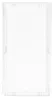 A white revision door on a white background. Produktbild-Vorschau