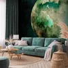 Vlies Fototapete - Green Pangea 100x70 cm Landschaften Produktbild-Vorschau 1