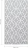 vidaXL Outdoor-Teppich ARAKIL Grau 160x230 cm PP Produktbild-Vorschau 7