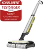 A Kärcher FC 7 Cordless Premium floor cleaner is shown against a white background, with a red promotional badge on the left. Produktbild-Vorschau