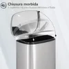 Cestino in acciaio inox Vidacharmy con pedale e filtro Anteprima dell’immagine prodotto 2