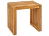 BELIANI Gartenhocker 3er Set Hellbraun Akazienholz Produktbild-Vorschau 8