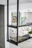 Hängeregal 100 cm Deckenregal Wandregal Küchendeckenregal  Produktbild-Vorschau 7