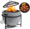 Blumfeldt Feuerschale, Tragbare Feuerstelle Outdoor, Produktbild-Vorschau 1