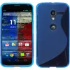 PhoneNatic Case kompatibel mit Motorola Moto X - blau Produktbild-Vorschau 1
