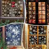 Vensterstickers, sneeuwvlokken, 302 stuks, PVC, Productafbeelding-voorbeeld 4
