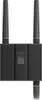 A black Ubiquiti UMR-Ultra Router for mobile networks with two antennas on top and one on the bottom. Produktbild-Vorschau