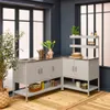 sweeek - Outdoor-Küche 3 Elemente aus Edelstahl - Beige Produktbild-Vorschau 5