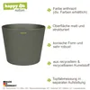 Kunststoff Blumentopf Florenz anthrazit Ø 16,5 cm Höhe 13,5 Produktbild-Vorschau 3