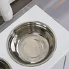 PawHut Hunde Fressnapf mit Staumraum 2 Näpfen Futterstation Produktbild-Vorschau 7