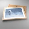 Gerahmtes Poster - Rahmen in heller Eiche - Weiß Wolf Produktbild-Vorschau 3